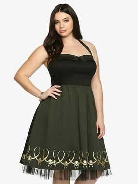 HerUniverse Marvel Loki Halter Dress Size 22